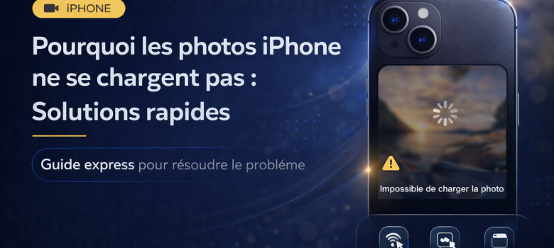 Pourquoi les photos iPhone ne se chargent pas : Solutions rapides